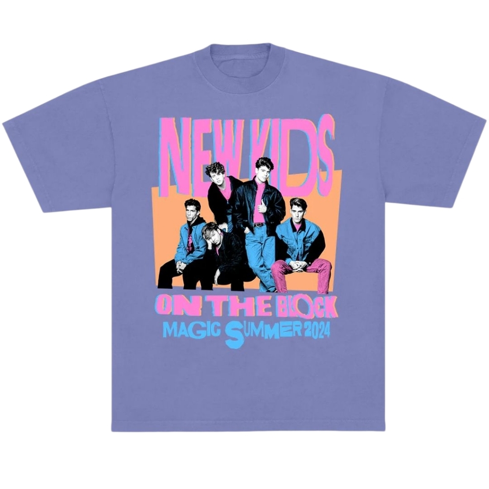 New Kids On The Block Magic Summer Official Tour T-shirt 2024 Size M